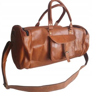 Torba skórzana podróżna vintage retro
